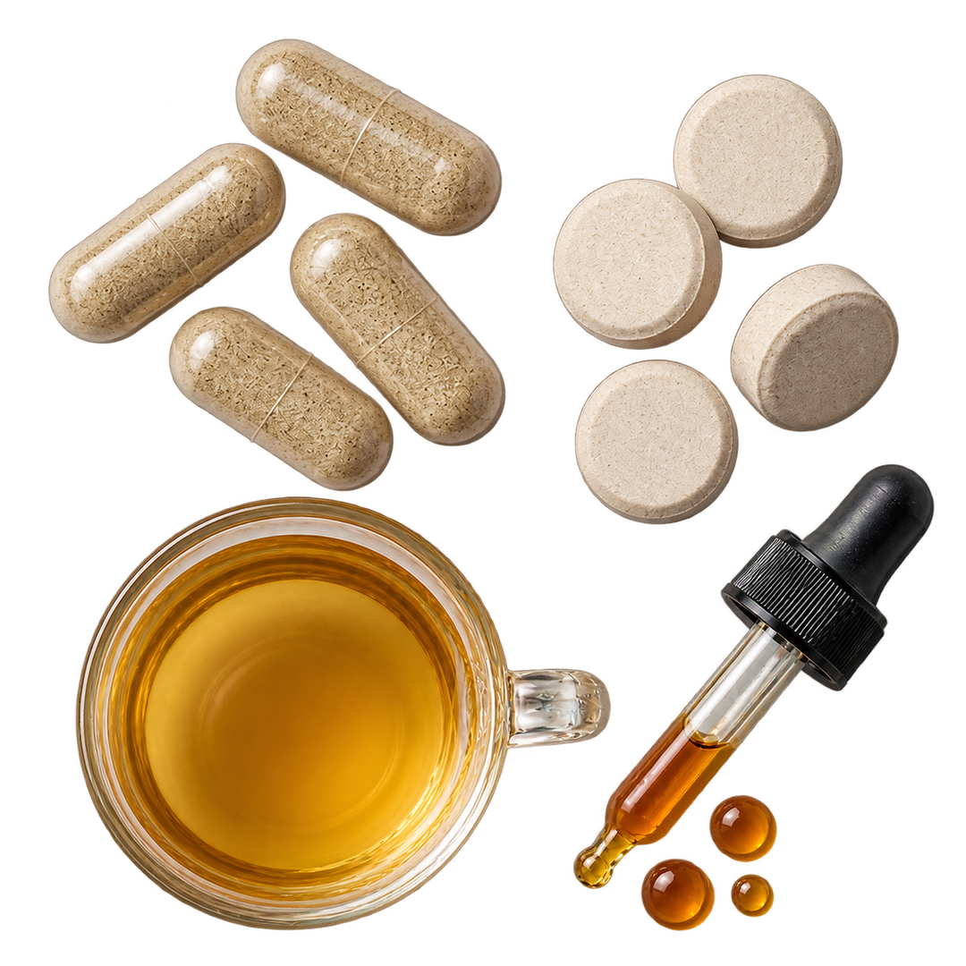 Understanding Herbal Preparations: Tinctures, Liquid Extracts, Teas, Capsules and Powders
