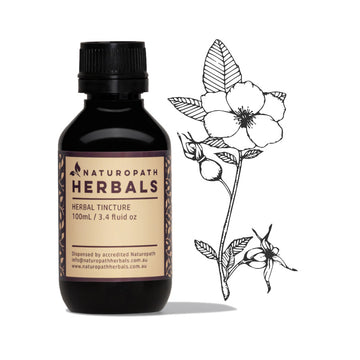 Rose hips liquid extract tincture