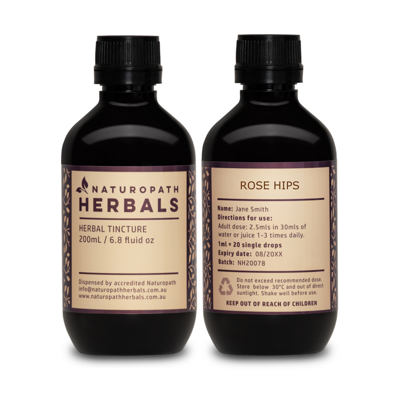 Rose hips Herbal Tincture Liquid Extract